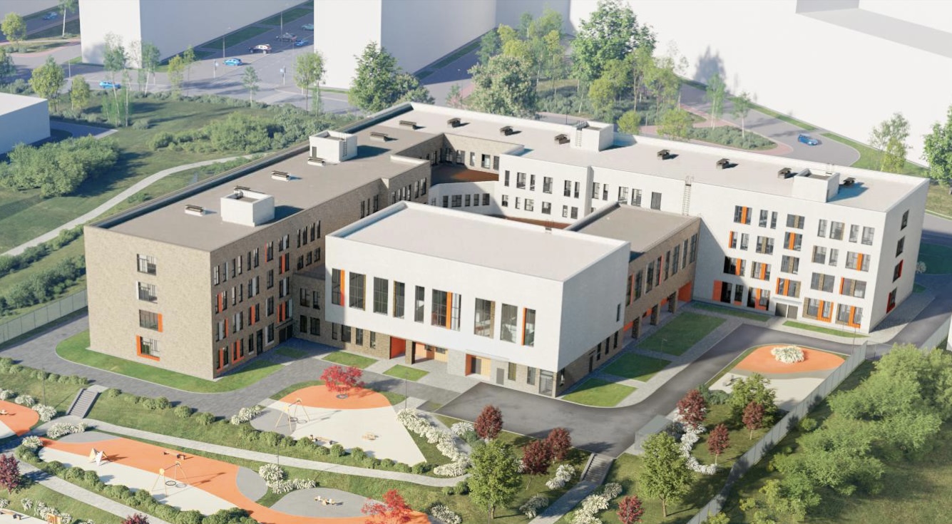 Современная школа на 1100 мест с открытым внутренним двориком готовится к реализации в Одинцовском городском округе
