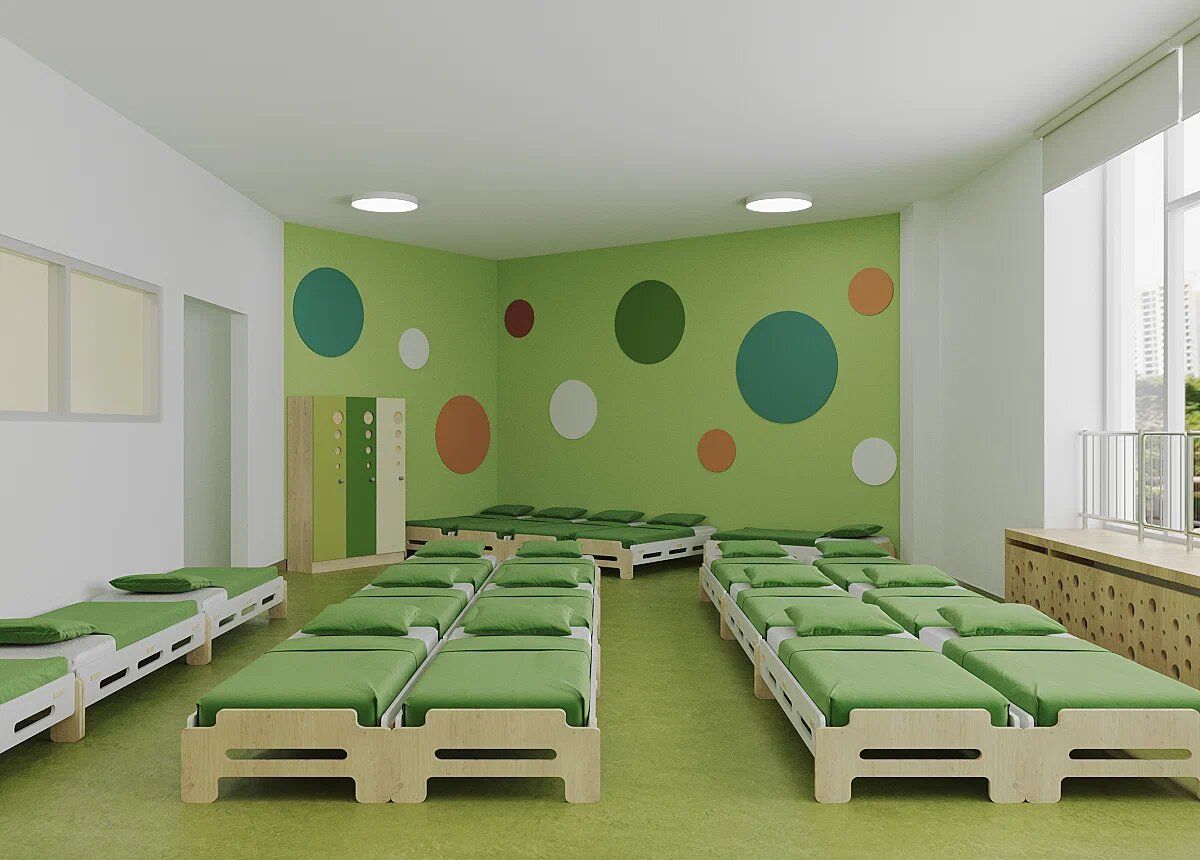 Одобрен лаконичный скандинавский стиль интерьера будущего детского сада  в поселке Новоивановское